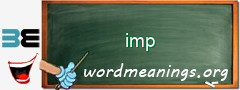 WordMeaning blackboard for imp